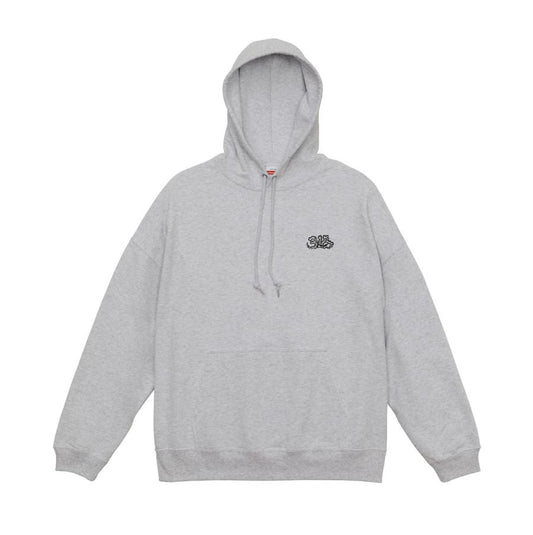 3LA Logo Embroidery Hoodie (Gray)