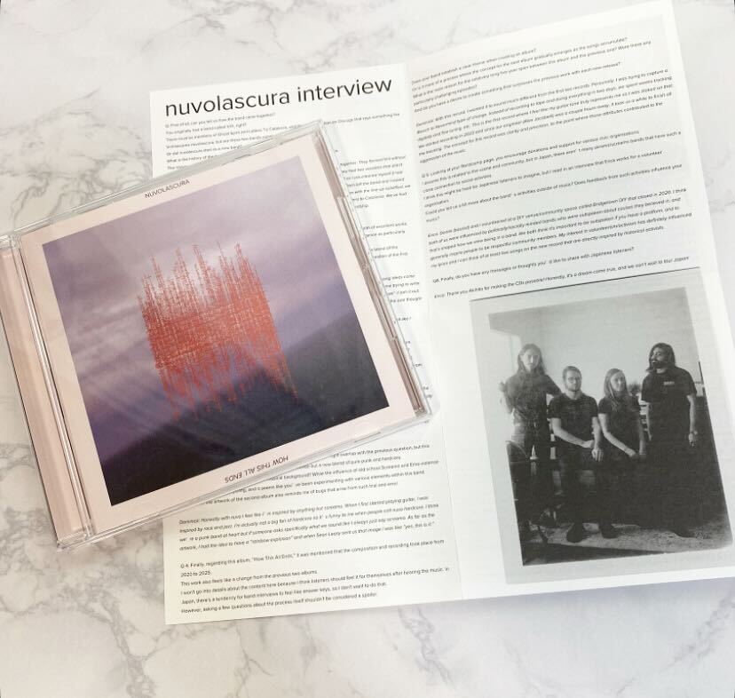 nuvolascura "How This All Ends" (CD: Japan Edition)