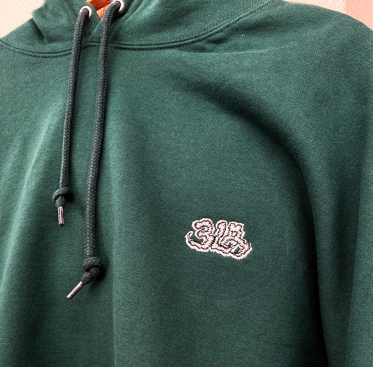 3LA Logo Embroidery Hoodie (Navy)