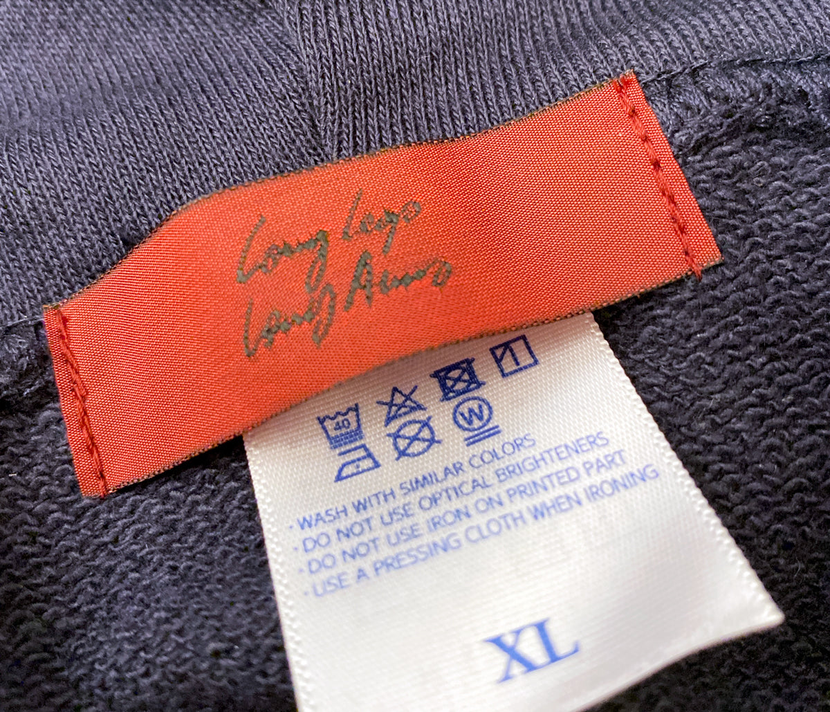 3LA Logo Embroidery Hoodie (Navy)