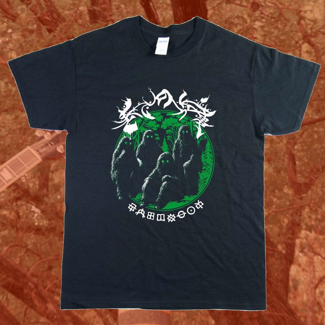 老人の仕事(Roujin-no-shigoto) - "Doom In The Forest" (T-Shirt :Black)