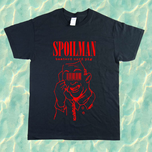 SPOILMAN - "BASTERD OSSAN KURENAI(紅)" (T-Shirt : Black)