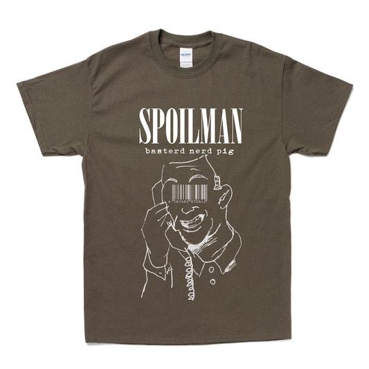 SPOILMAN - "BASTERD OSSAN" (T-Shirt: Olive)
