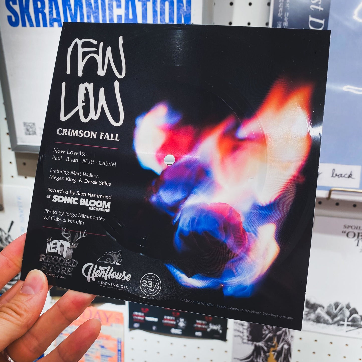 New Low - "Crimson Fall" (Flexi)