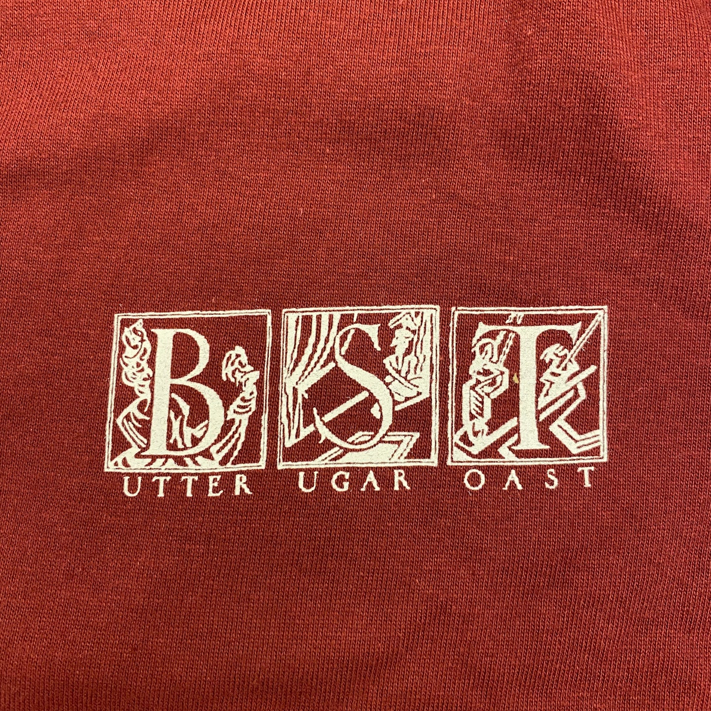 Butter Sugar Toast - "Logo" (T-Shirt : Burgundy)