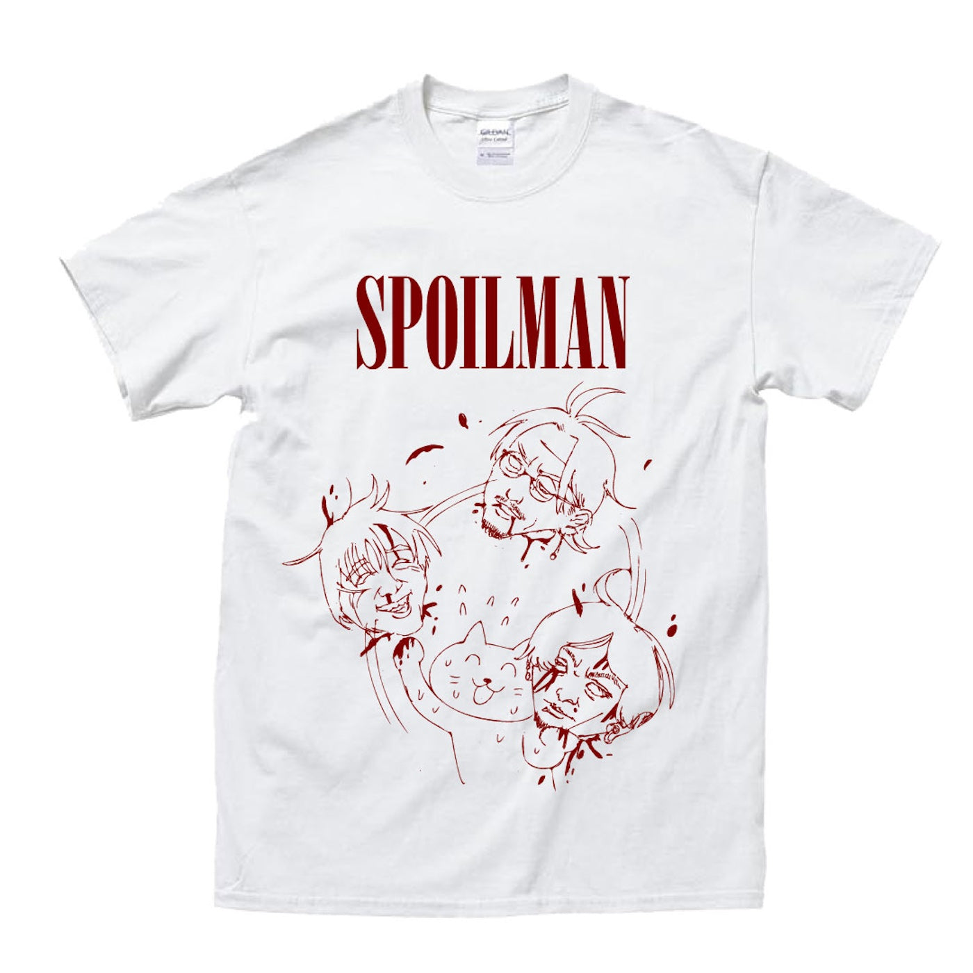 SPOILMAN - "首" (T-Shirt : White)