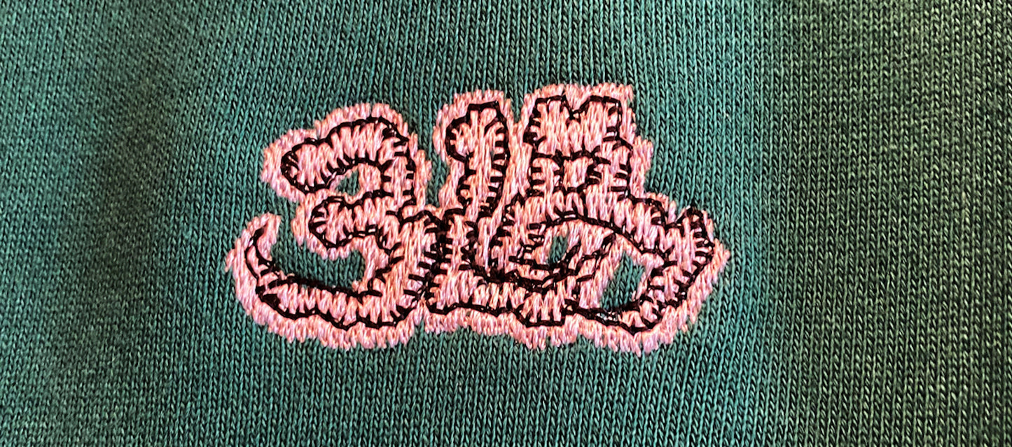 3LA Logo Embroidery Hoodie (Gray)