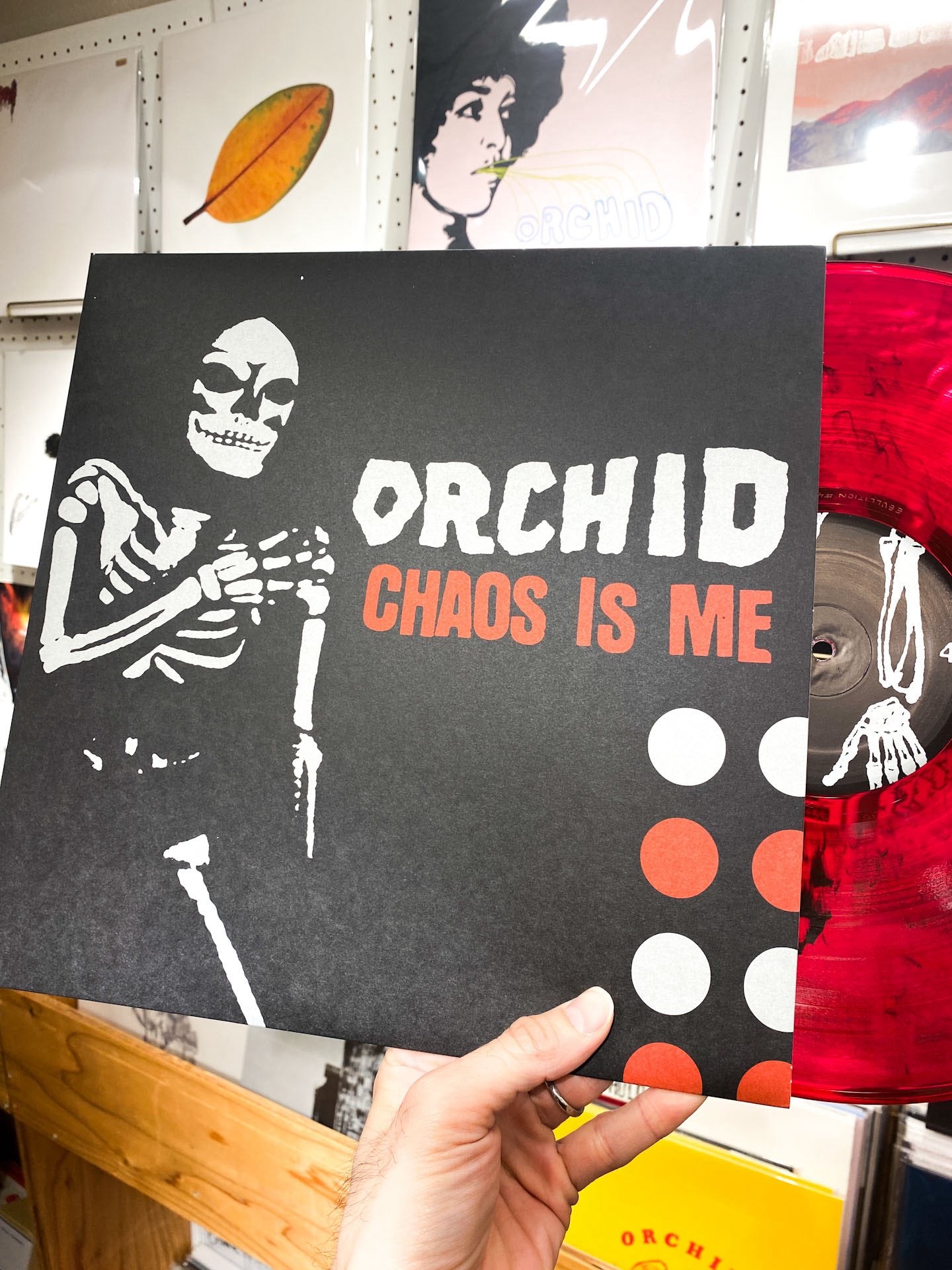 Orchid - "Chaos Is Me" (LP: Red with Hi-Melt)