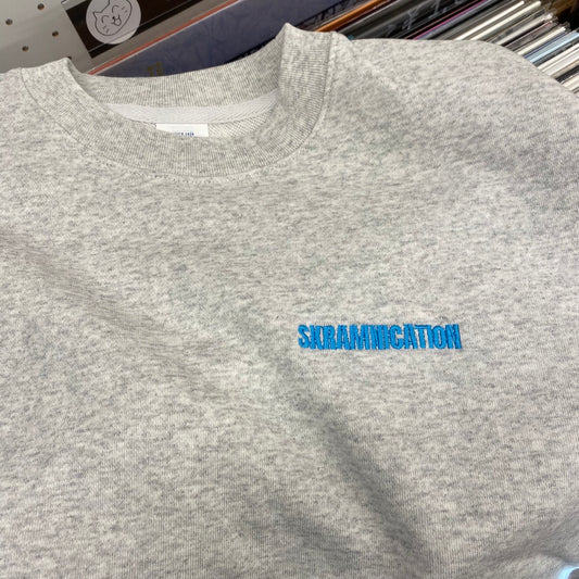 3LA - "skramnication" (Crew Neck Sweat: Ash)