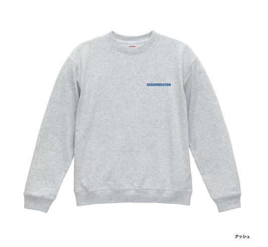 3LA - "skramnication" (Crew Neck Sweat: Ash)